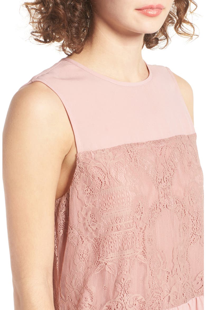 Lace Tank, Alternate, color, BLUSH