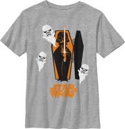Star Wars Boy's Star Wars Halloween Darth Vader Coffin Graphic T-Shirt