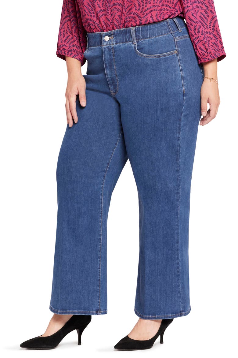 Waist Match Major Wide Leg Jeans, Alternate, color, WATERFALL
