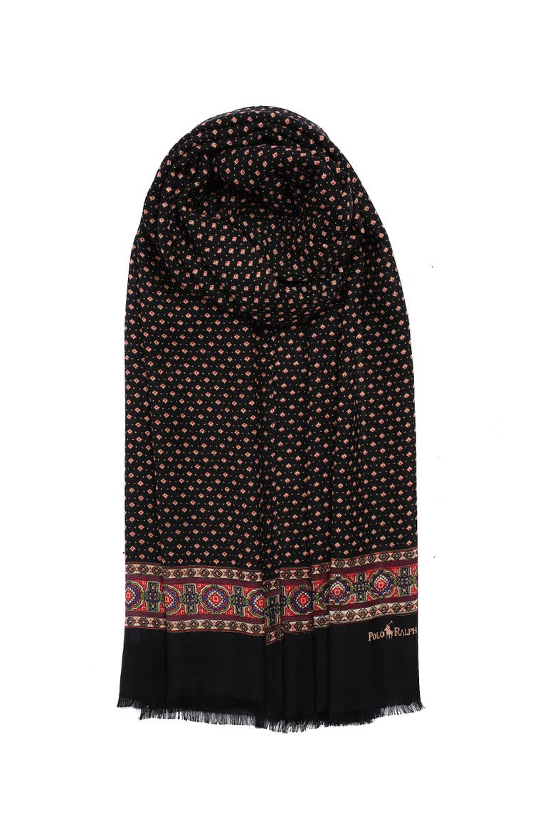 Foulard Challis, Alternate, color, Wine Multi