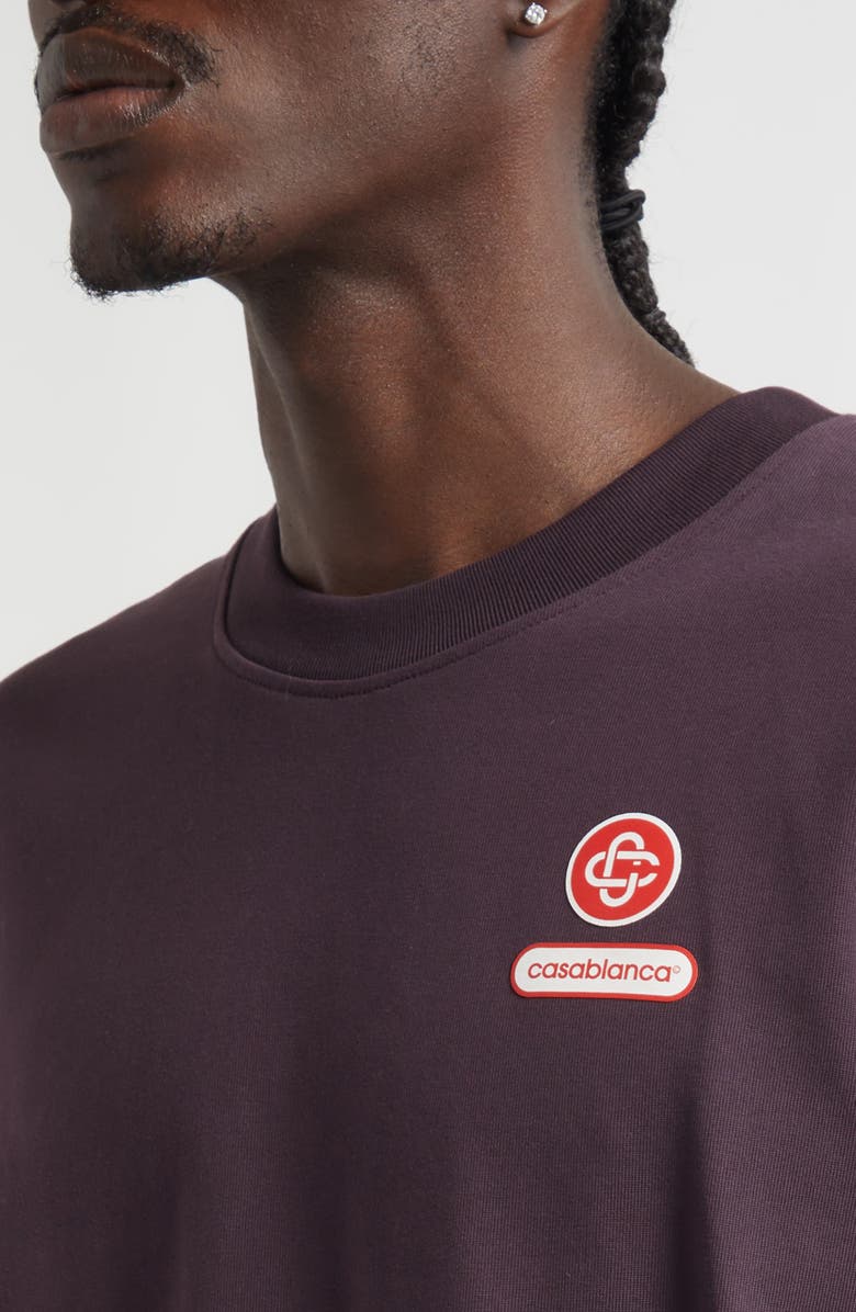 Casablanca Logo Organic Cotton Graphic T-Shirt, Alternate, color, Casablanca Logo