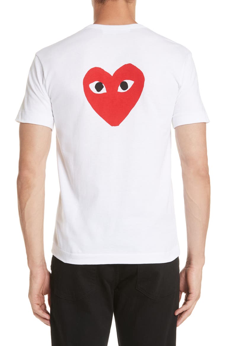 Heart Graphic Tee, Alternate, color, WHITE 1