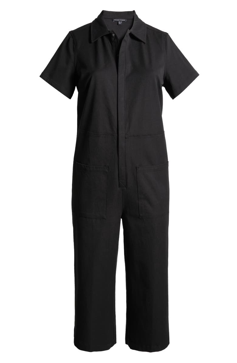 Universal Standard Kate Twill Jumpsuit, Alternate, color, Black