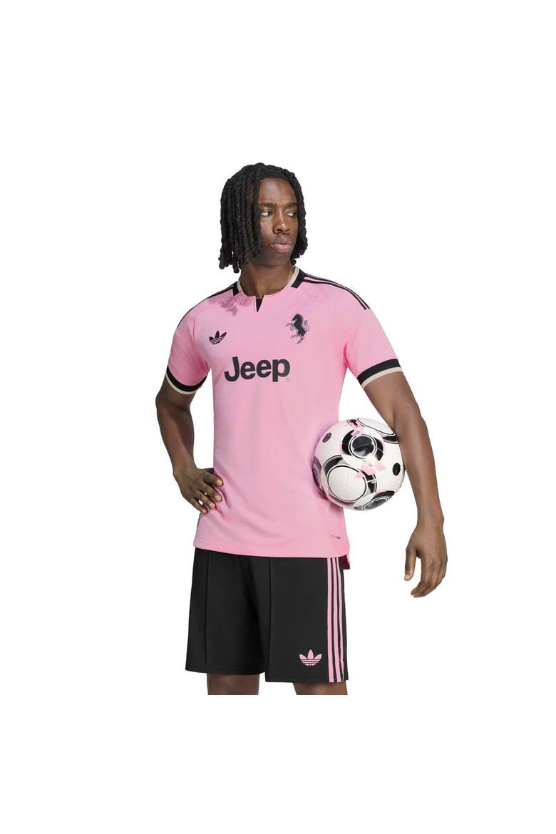 Men's adidas  Pink Juventus 2026/27 Away On-Field Authentic Jersey, Main, color, Pink