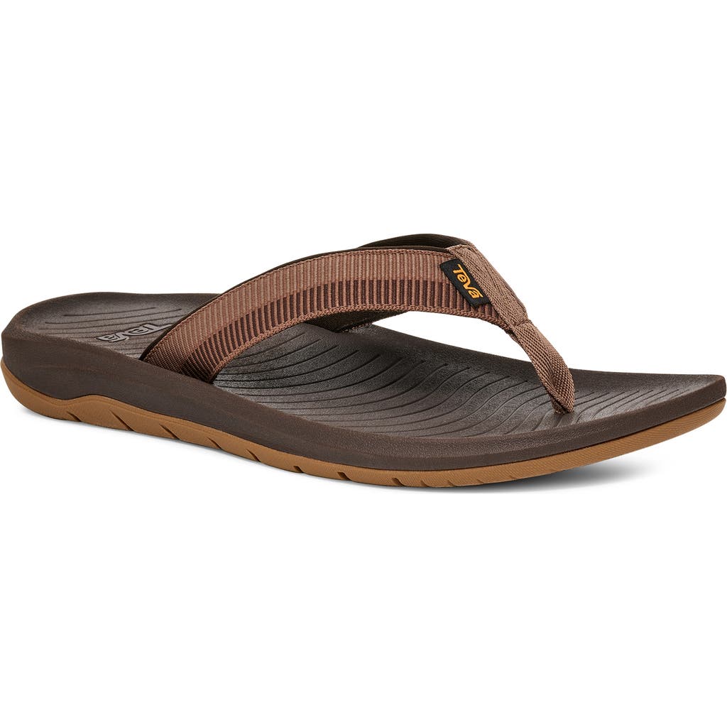 Teva Hurricane Flip Flop In Archive Ladder Bison