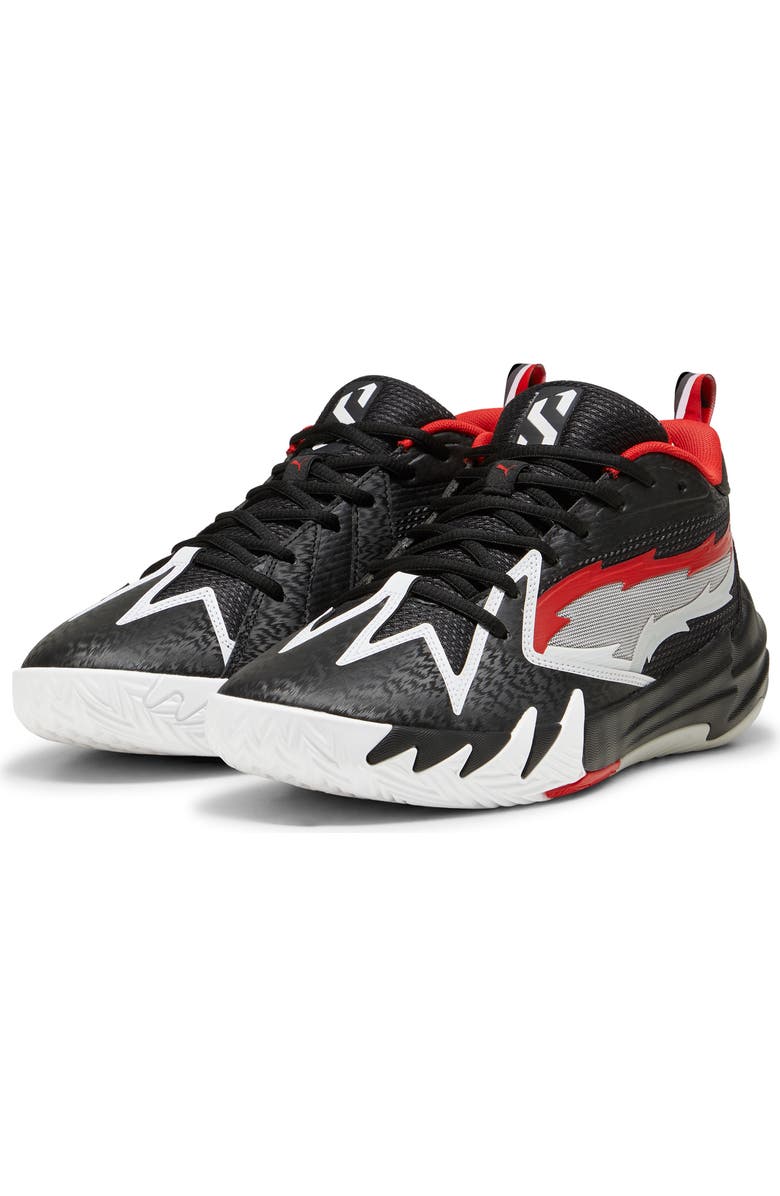 PUMA Scoot Zeros II NXTPRO Hoops Basketball Shoe, Main, color, Puma Black/ For All Time Red