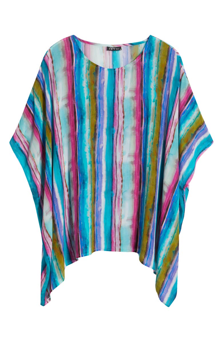 APNY Print Dolman Sleeve Top, Alternate, color, Turquoise Multi