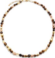 Monica Vinader Beaded Stone Necklace