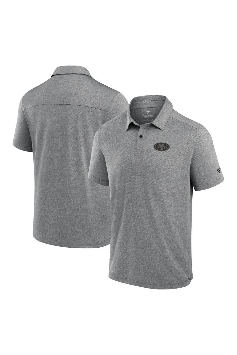 Men's Fanatics Signature Black San Francisco 49ers Front Office Tech Polo Shirt, Main, color, Black