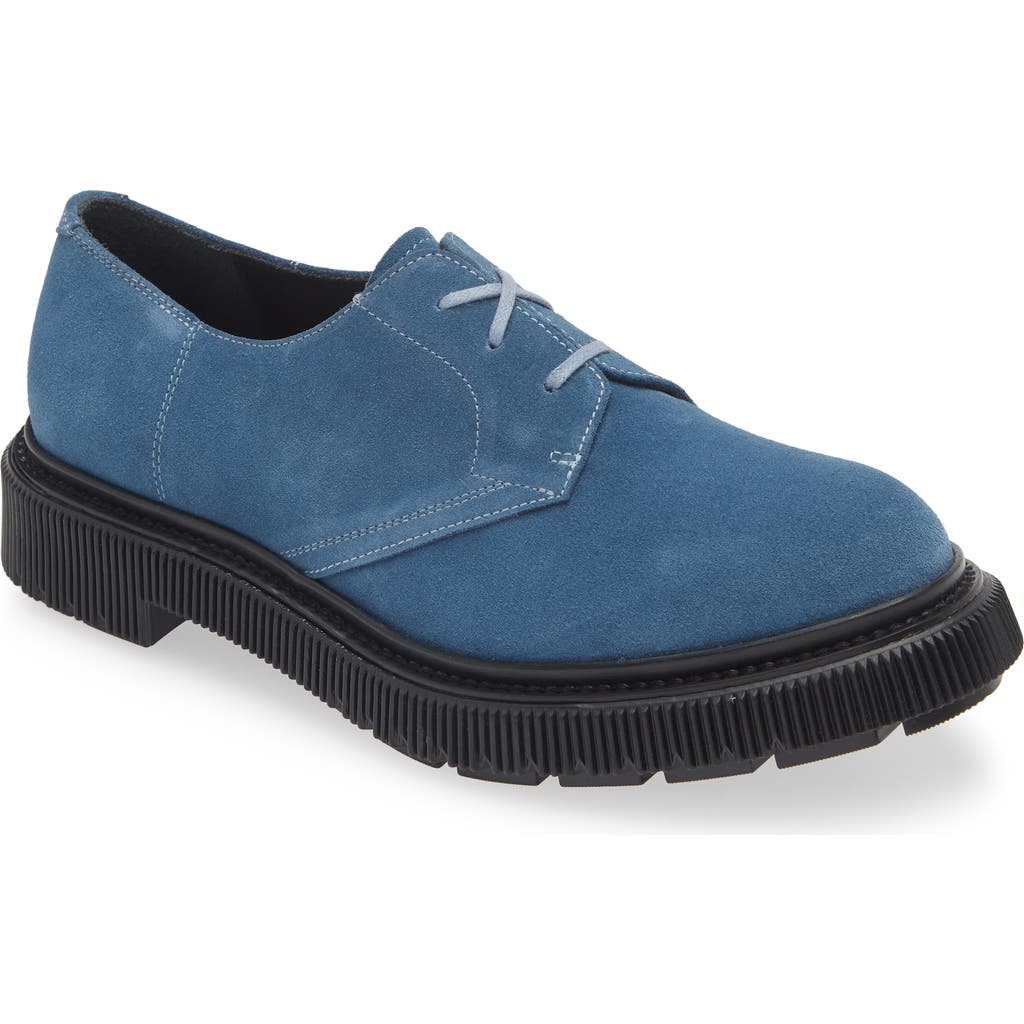 Adieu Plain Toe Derby In Blue