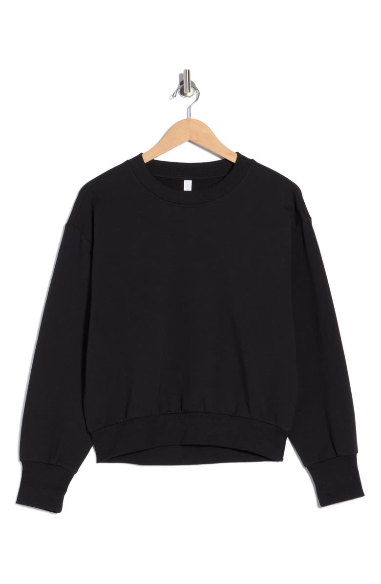Z by Zella Relay Terry Crewneck Sweatshirt, Main, color,