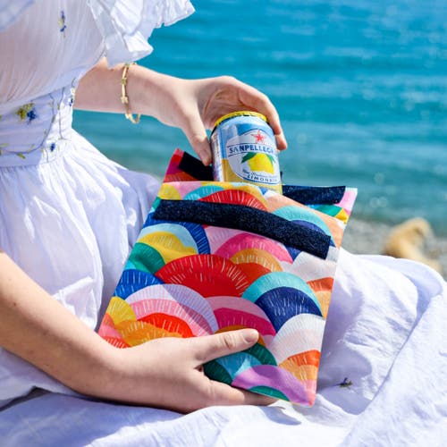 Yumbox Reusable Sandwich Bags Insulated, Washable, Eco-friendly Fabric Pouches For Snacks, Wraps & L