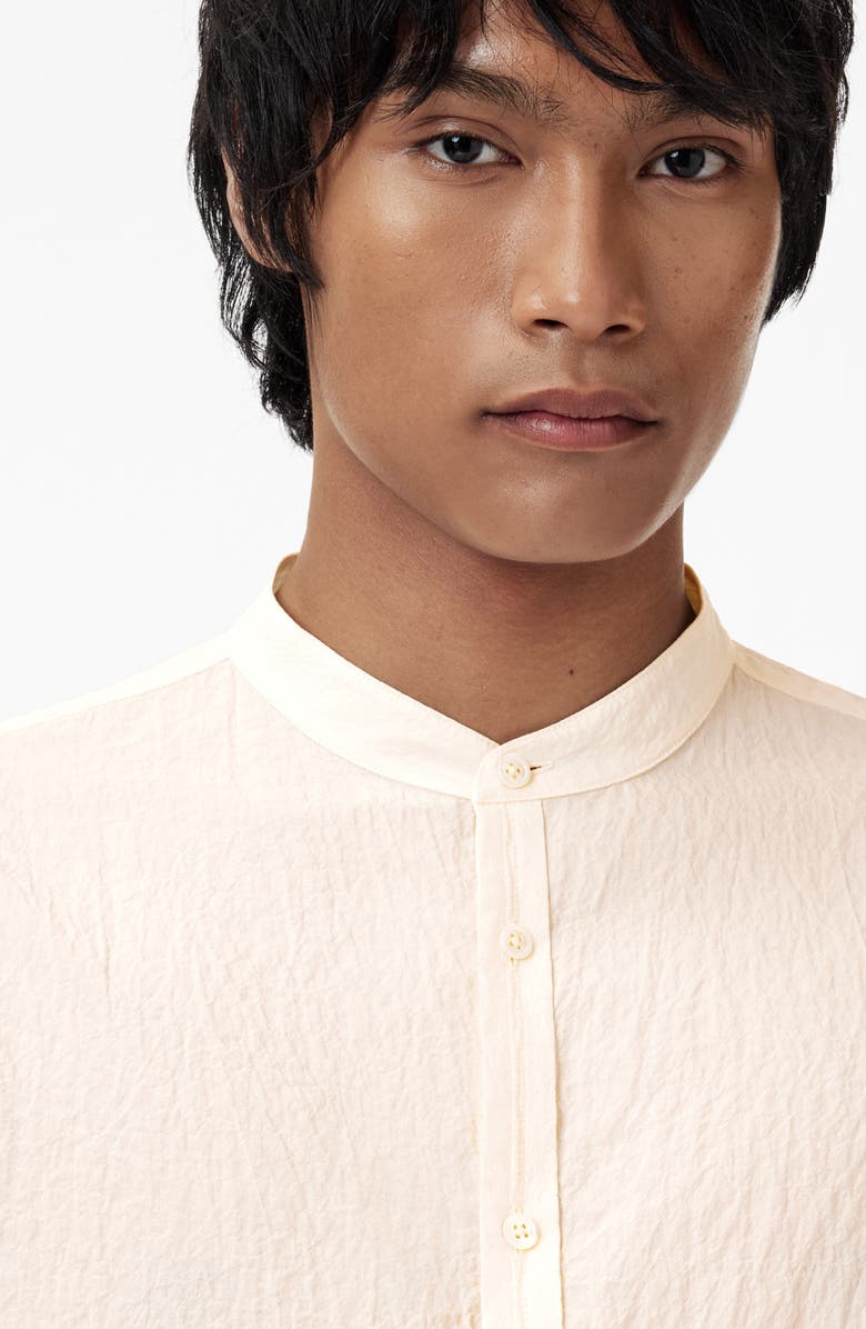 John Varvatos Zigzag Stitch Button-Up Shirt, Alternate, color, Twine