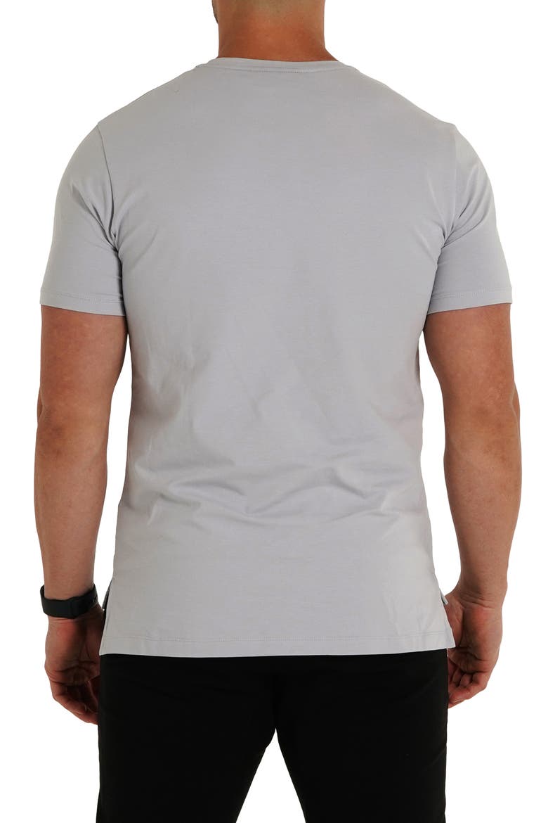 Stretch Cotton T-Shirt, Alternate, color, GREY
