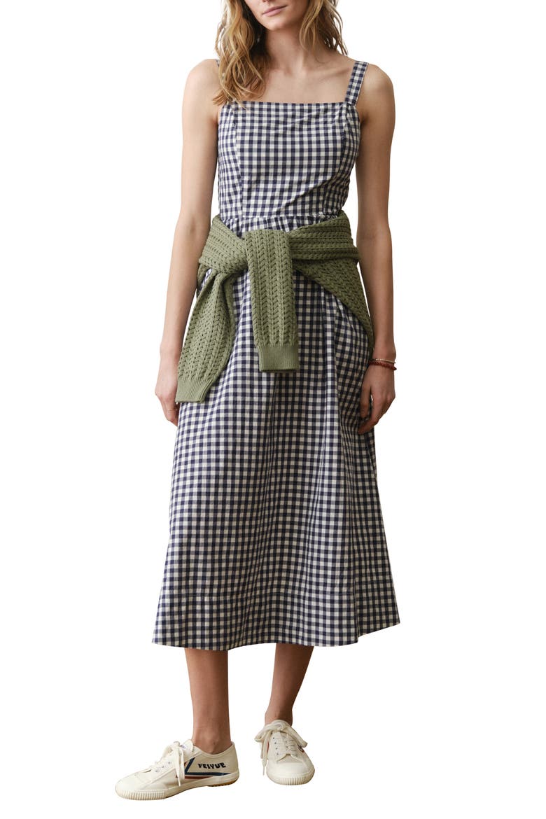 gingham cotton poplin dress J.Crew Women's Cerise shirt-dress in gingham cotton poplin (Size 16)