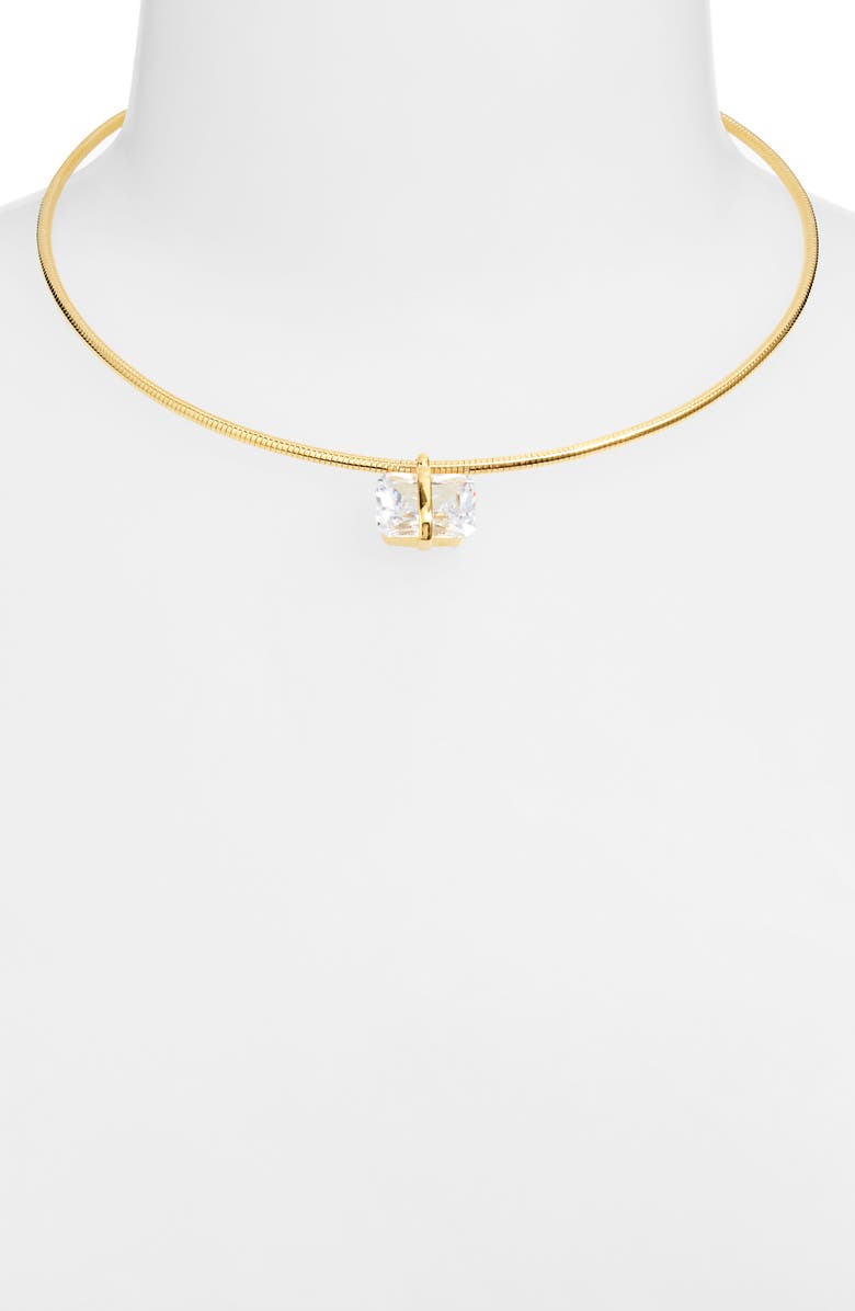 Nordstrom Floating Cubic Zirconia Pendant Necklace, Alternate, color,