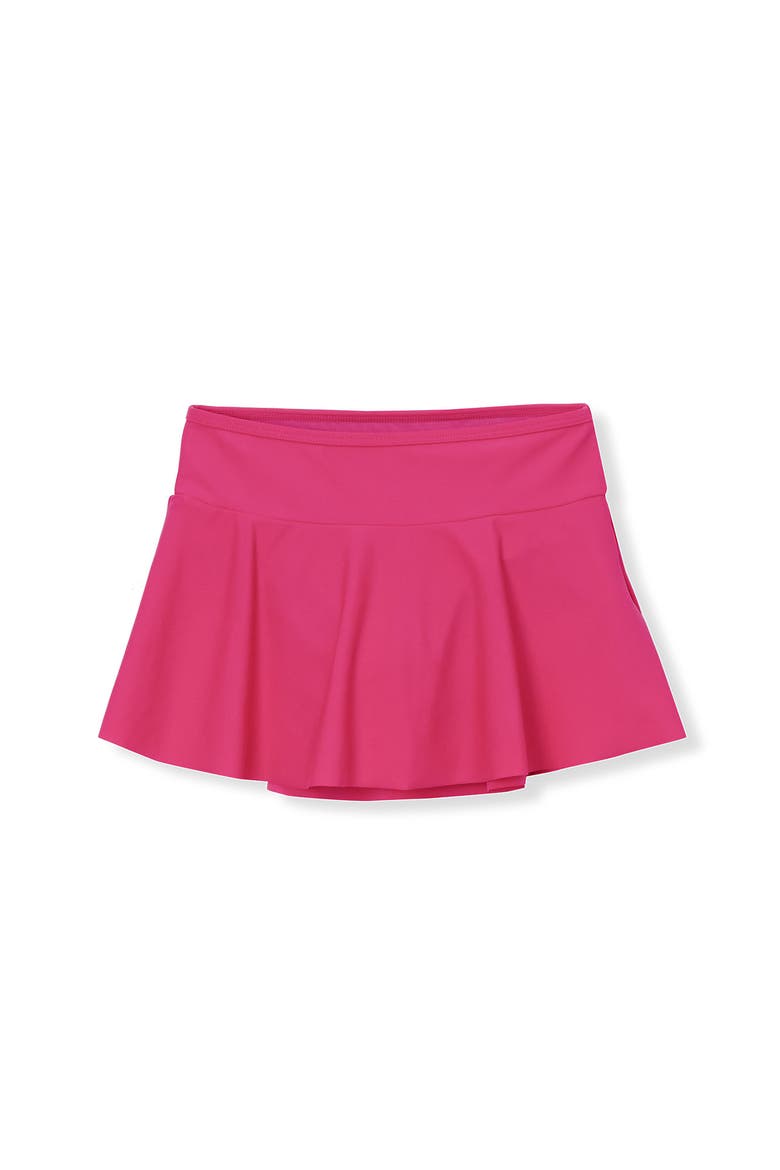 Girls Plus Chlorine Resistant Swim Skirt Swim Bottom, Main, color, Pink