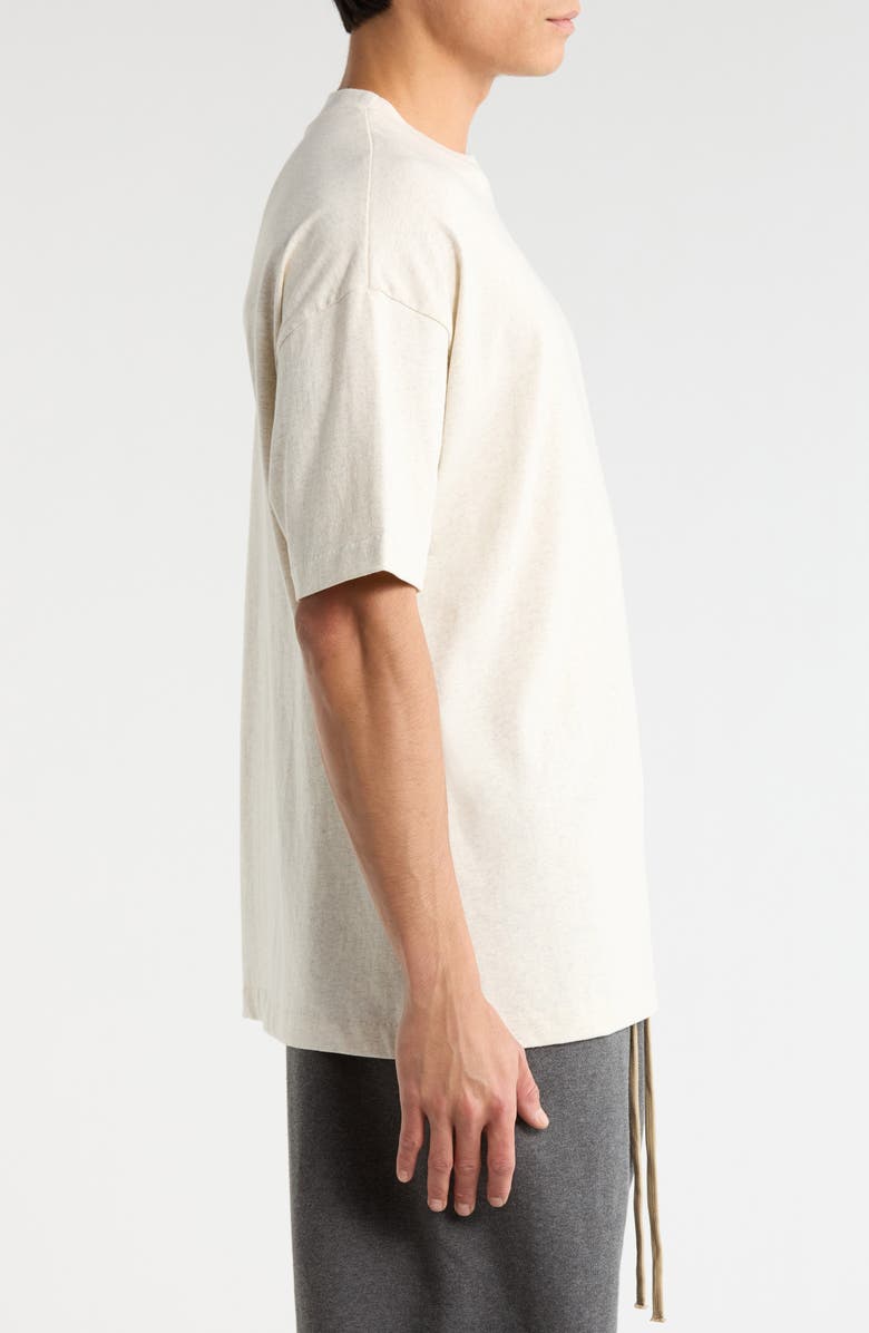 Fear of God Essentials Classic Fit Short Sleeve T-Shirt, Alternate, color, Oatmeal Heather