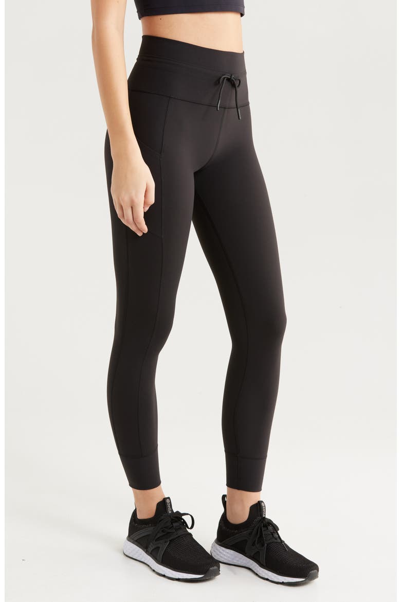Daily Pocket Leggings, Alternate, color, BLACK