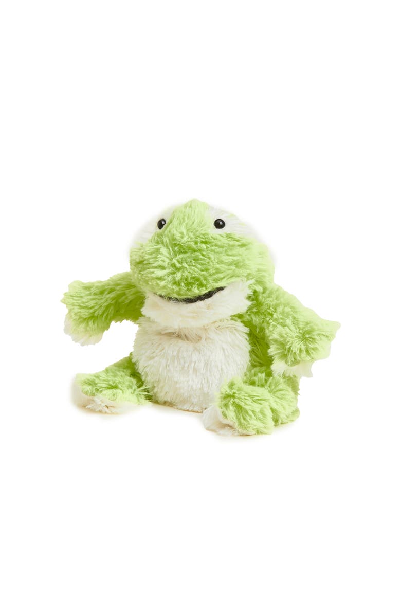 Warmies Frog Junior Plush Toy, Main, color, Bright Green