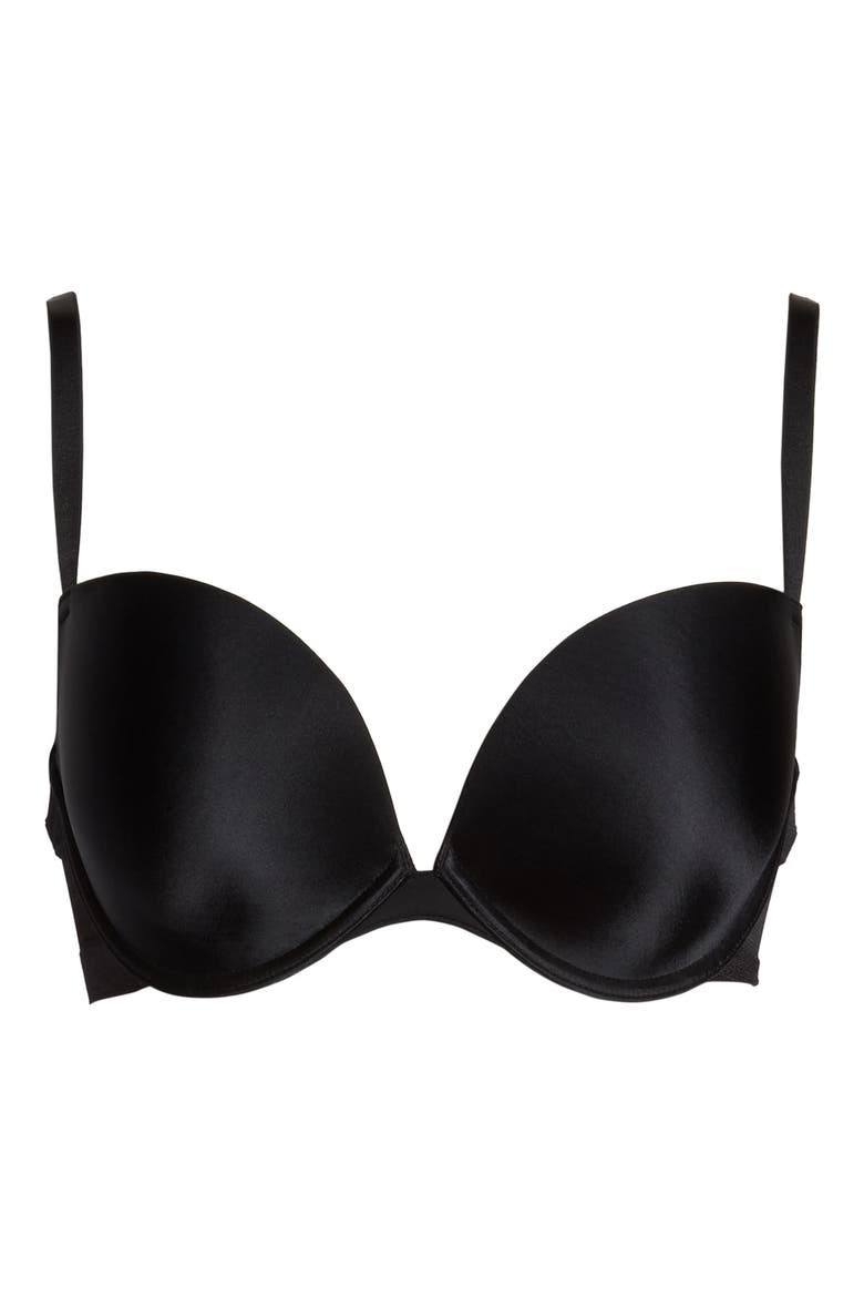 Infinite Underwire T-Shirt Bra, Alternate, color, BLACK