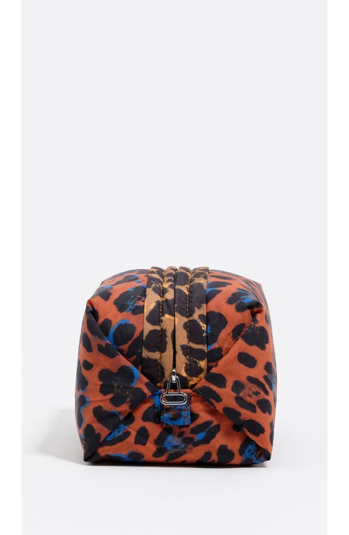 Bimba Y Lola Sienna Leopard Print Nylon Make-up Case In Animal Print