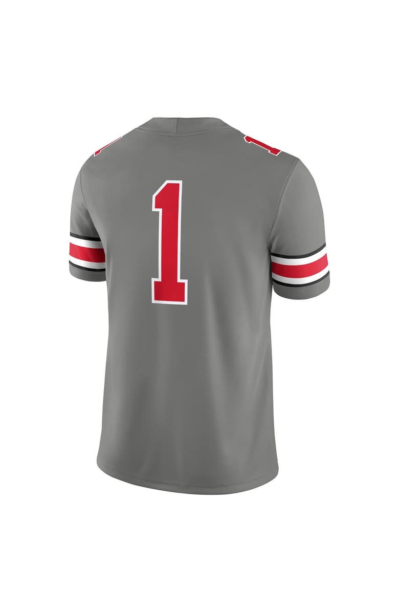 Nike Men's Nike #1 Steel Ohio State Buckeyes Alternate Game Jersey, Alternate, color, Steel