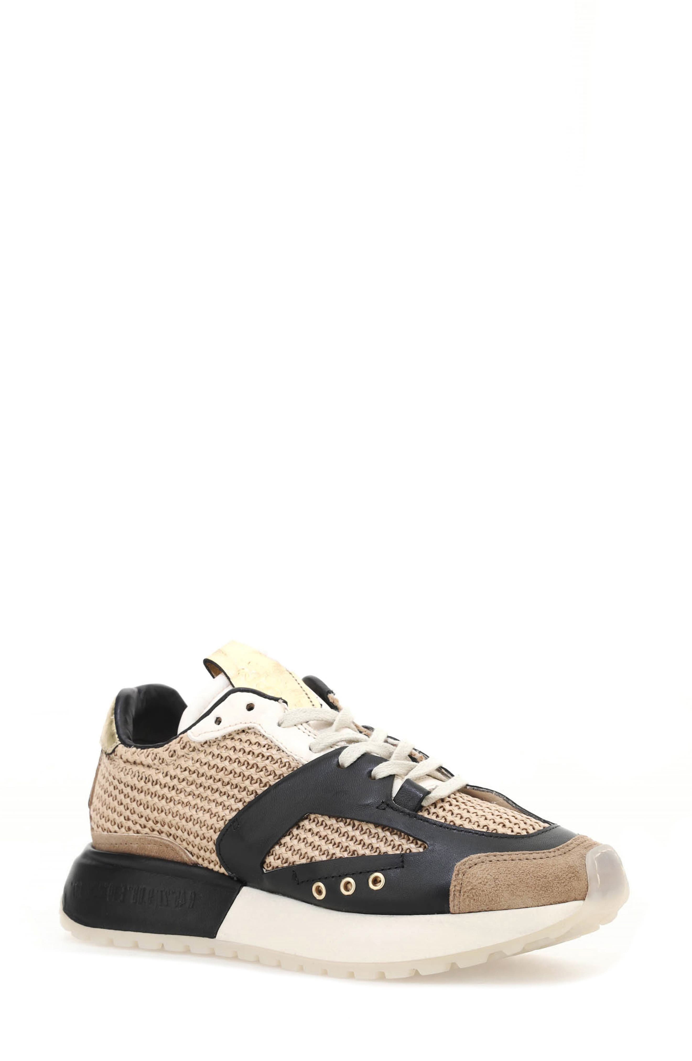 A.S.98 Gary Platform Sneaker, Main, color, Beige Multi