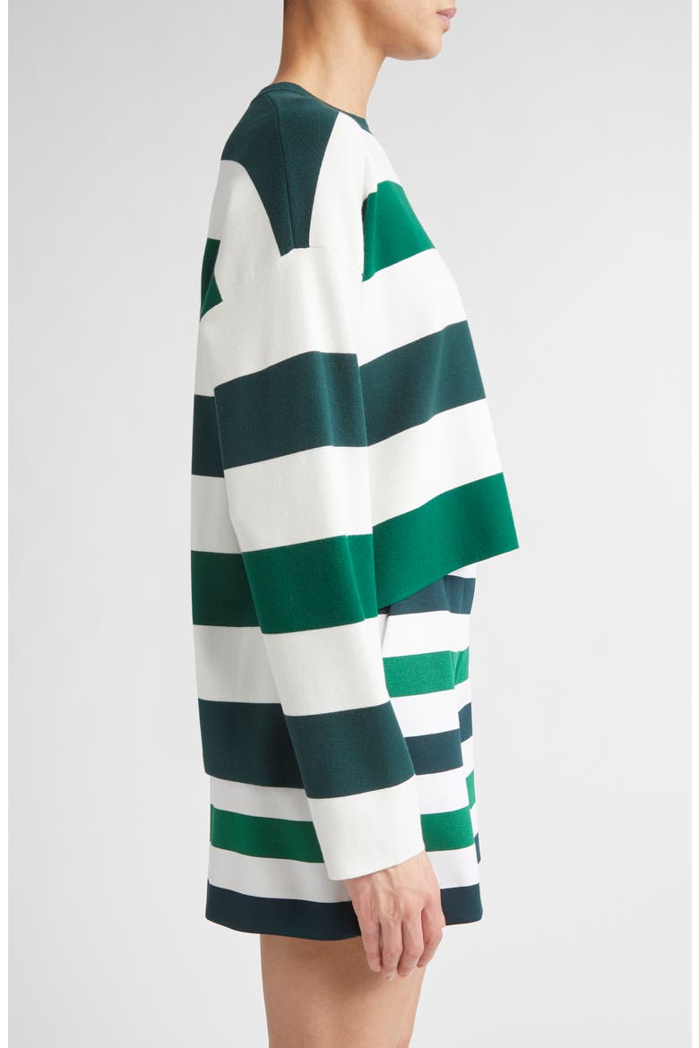 Jesone Stripe Milano Knit Sweater, Alternate, color, SKY BLUE