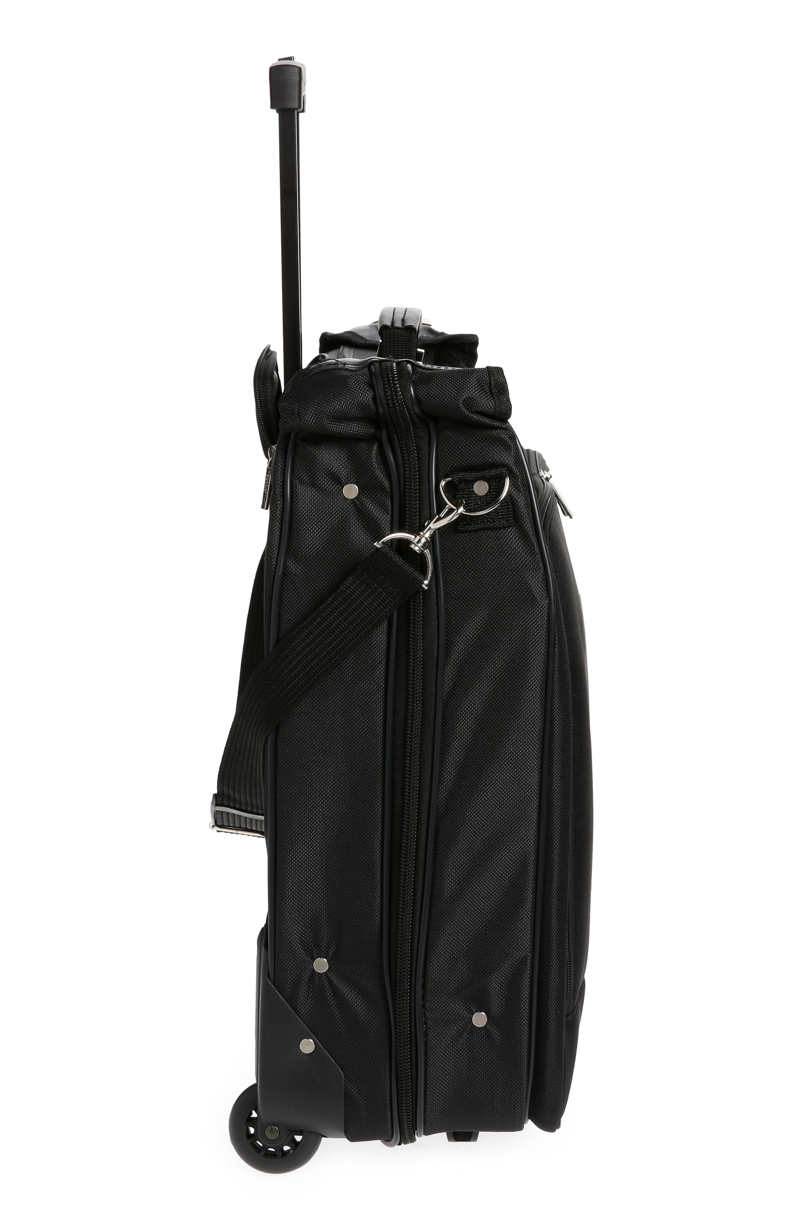 GEOFFREY BEENE Rolling Garment Bag, Alternate, color, Black