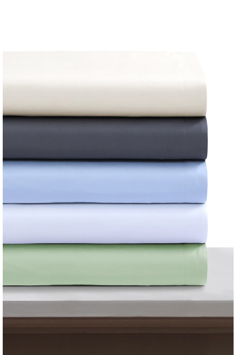 300 Thread Count Rayon Duvet Cover Set, Alternate, color, IVORY