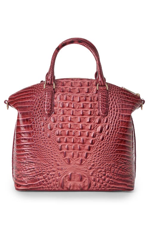 Brahmin Large Duxbury Croc Embossed Leather Satchel