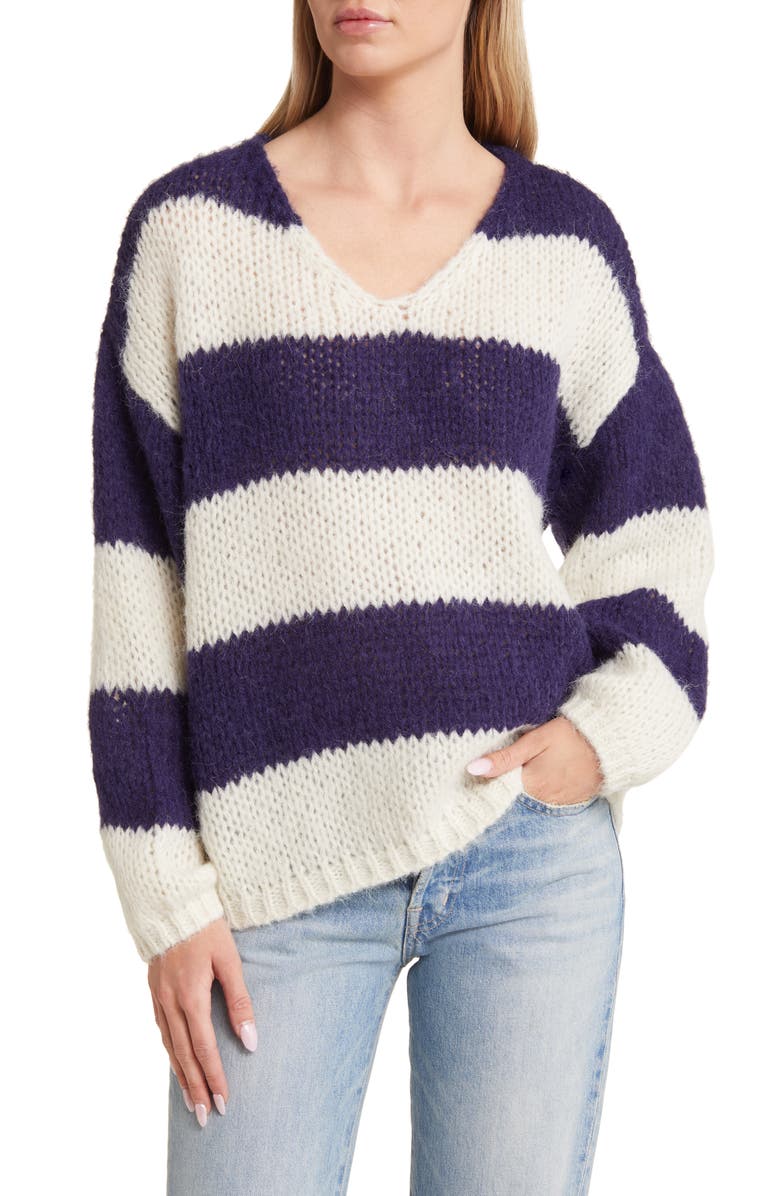 VERO MODA Erin Stripe Sweater, Main, color, 