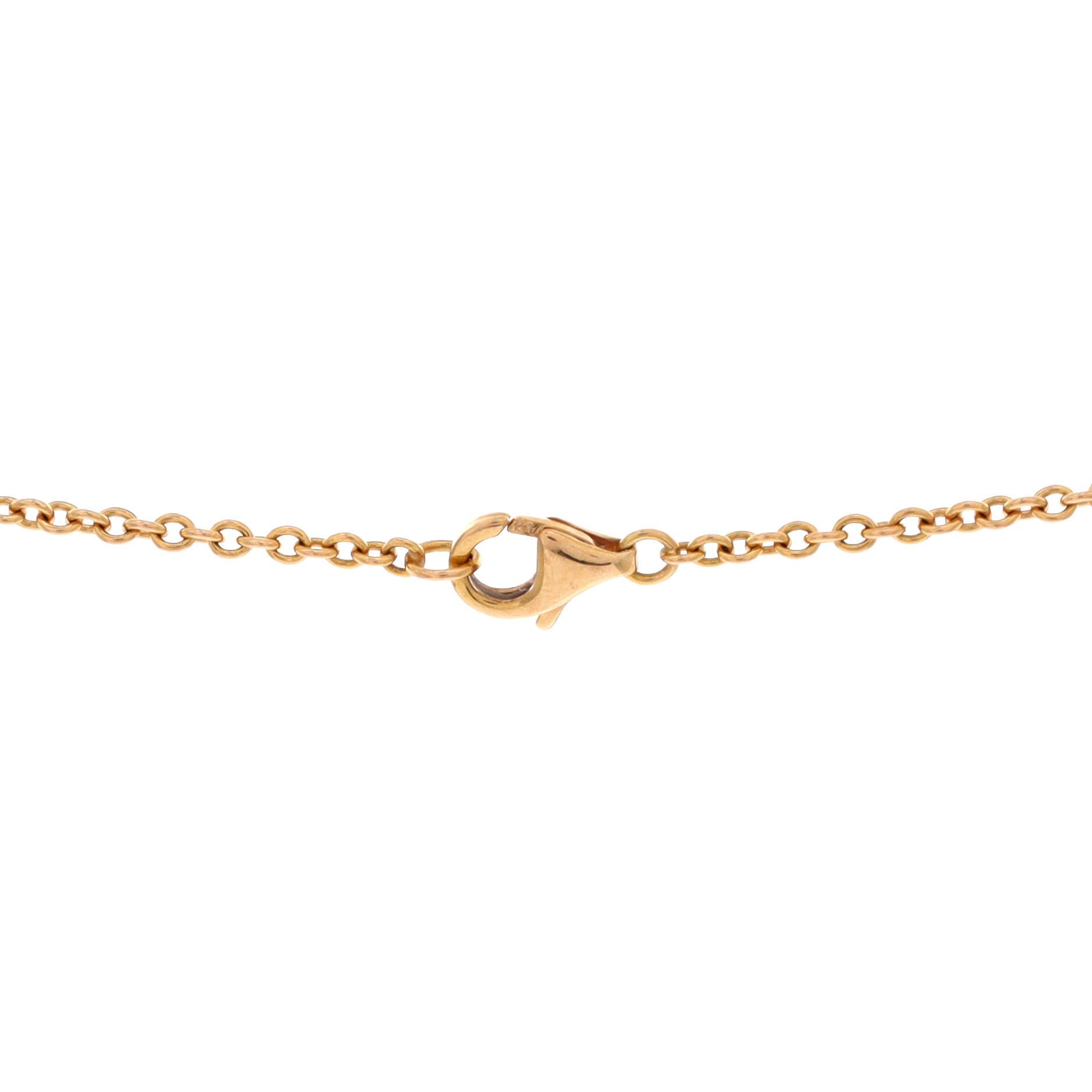 Love Interlocking Necklace 18K Rose Gold, Alternate, color, Metallic Gold