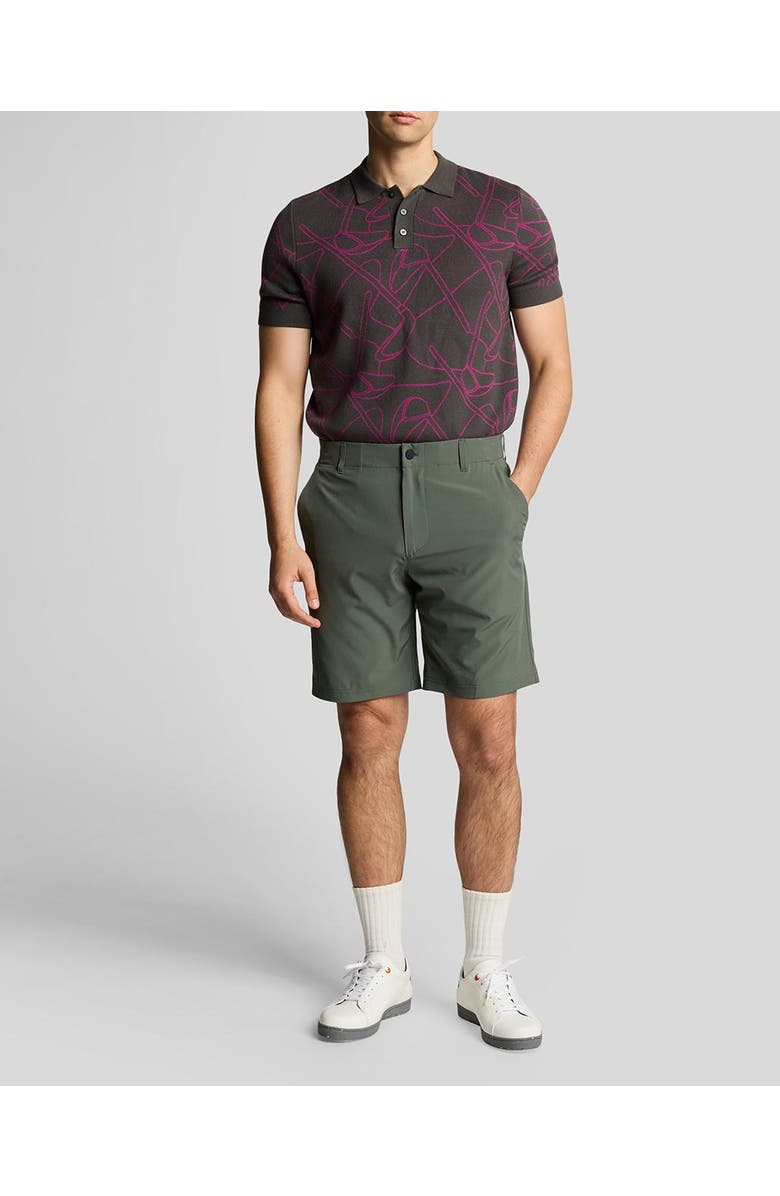 Lyle & Scott 5 Pocket Golf Shorts, Alternate, color, Cactus Green