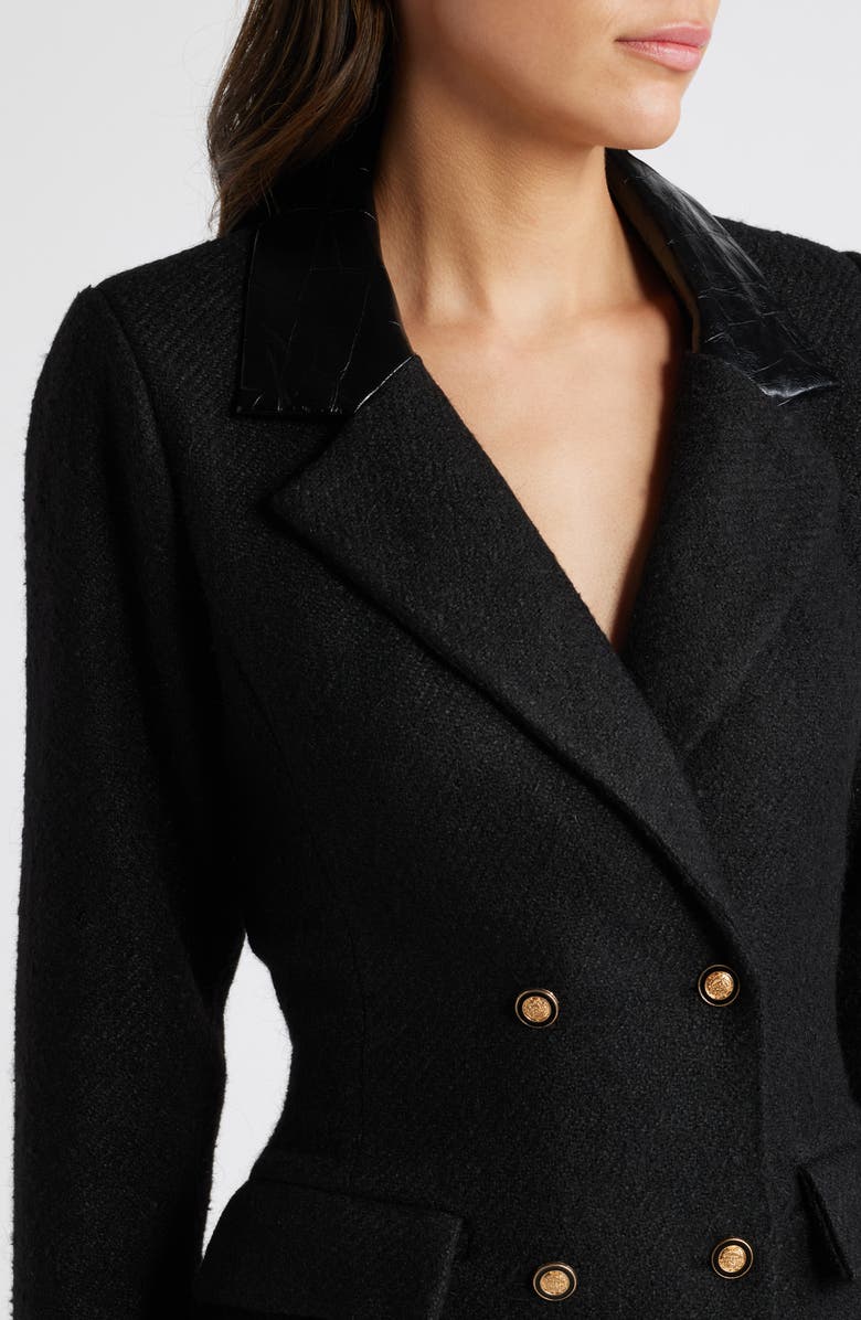 Lost + Wander Alessia Double Breasted Long Sleeve Blazer Minidress, Alternate, color,