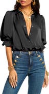 Ramy Brook Dina Matte Satin Bodysuit