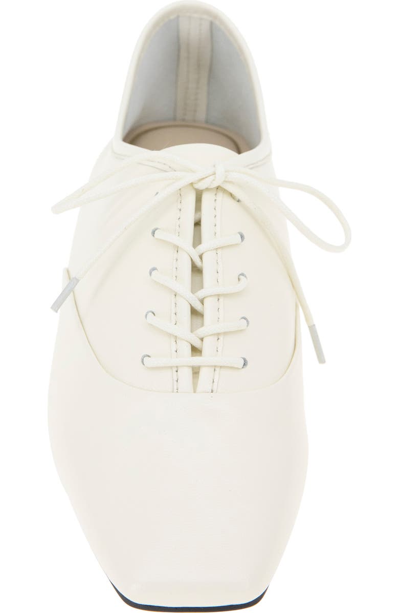 Kenneth Cole Justice Square Toe Oxford, Alternate, color, Ecru Leather