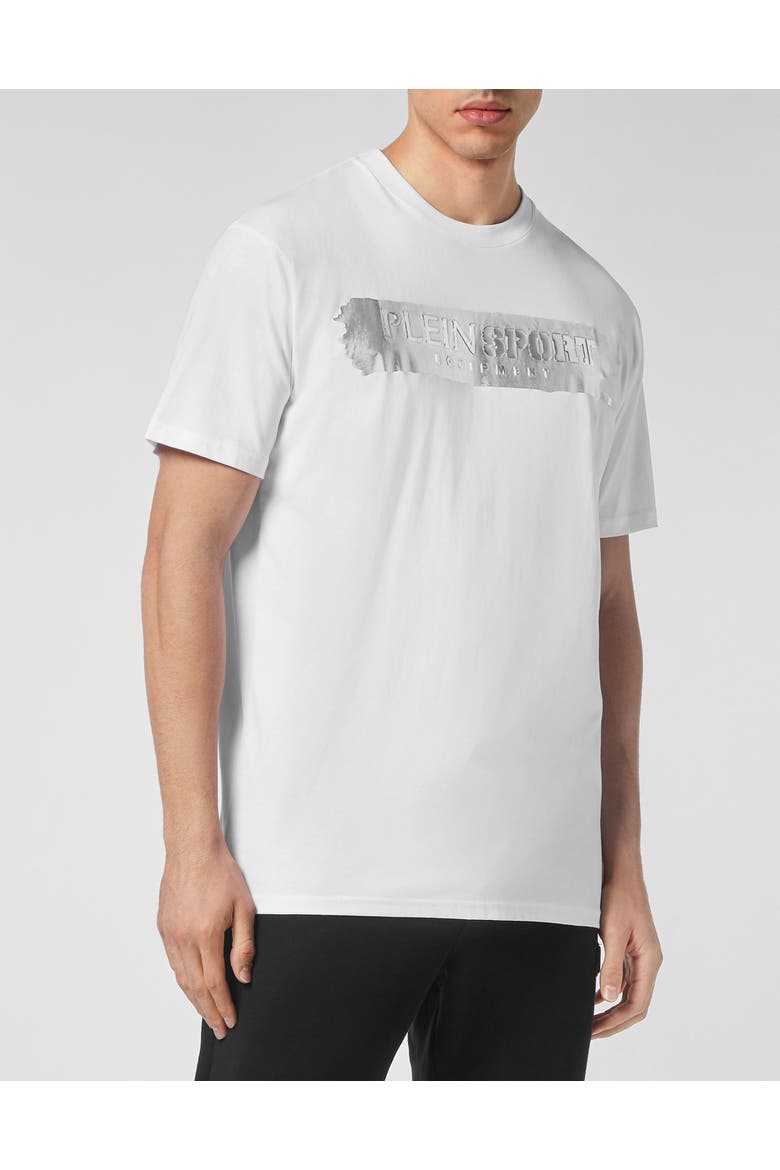 T-Shirt Round Neck Ss Men, Main, color, white