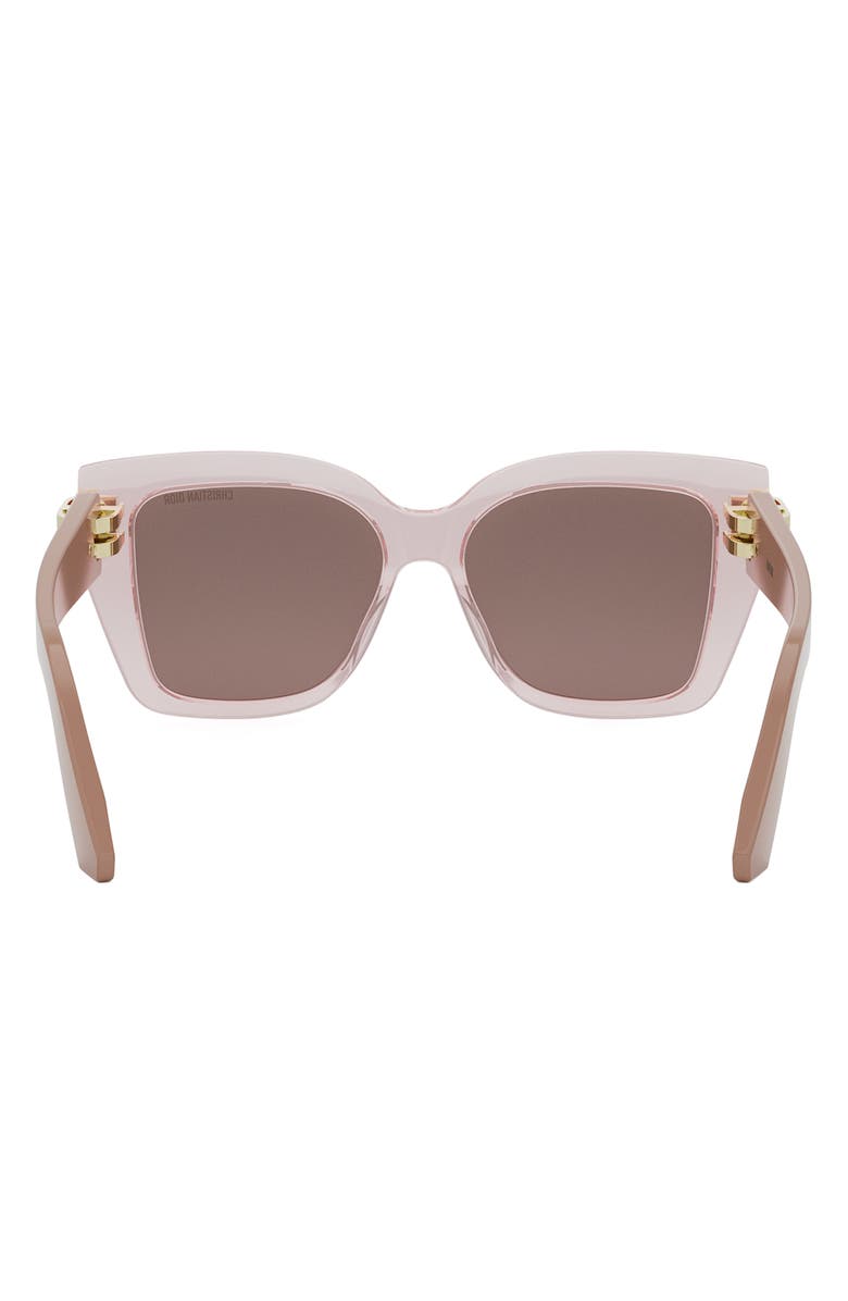 DIOR 'CDior S1I 52mm Square Sunglasses, Alternate, color, Pink / Other / Violet