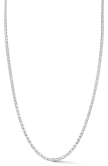 Glaze Jewelry Mariner Chain Necklace In Silver