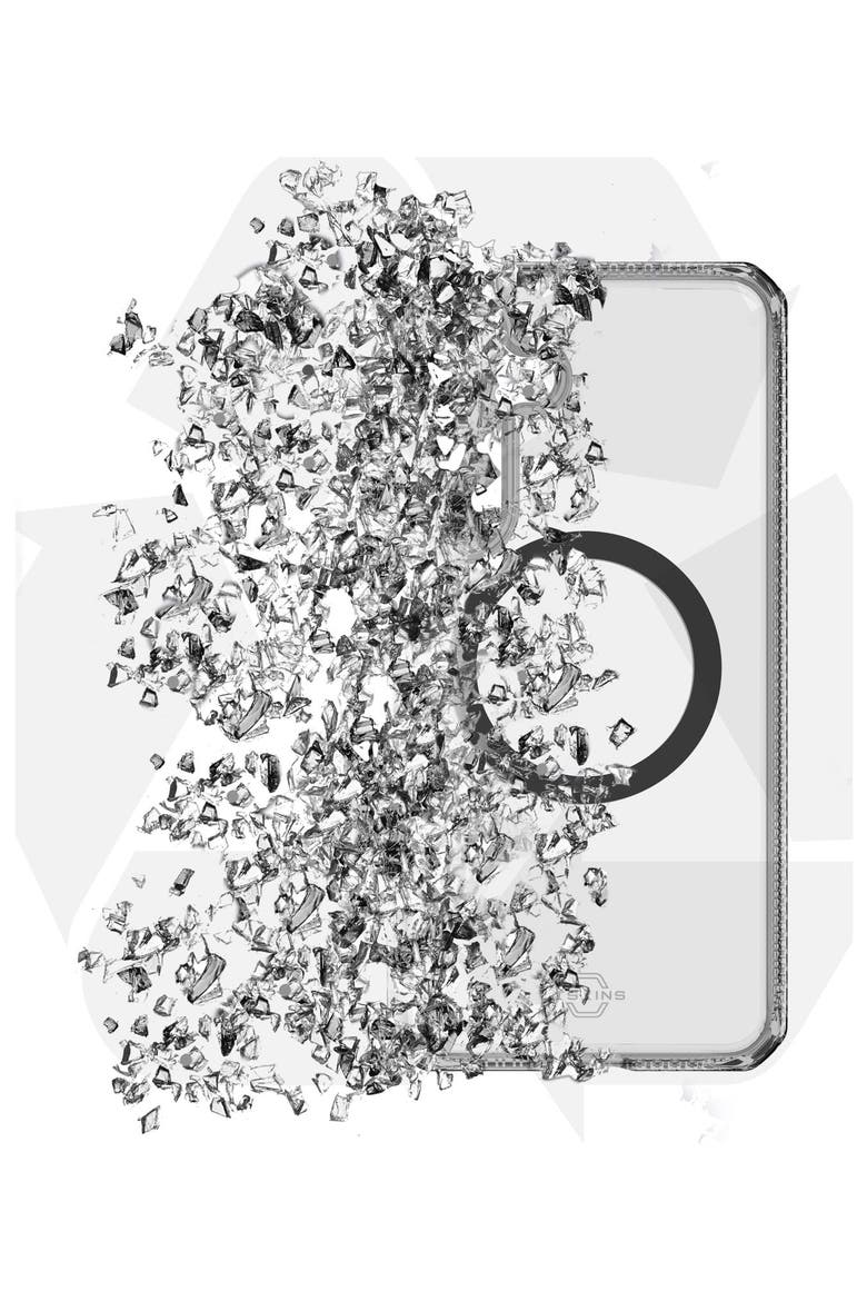 Hybrid_R Clear MagSafe Case for Samsung Galaxy S25, Alternate, color, Black