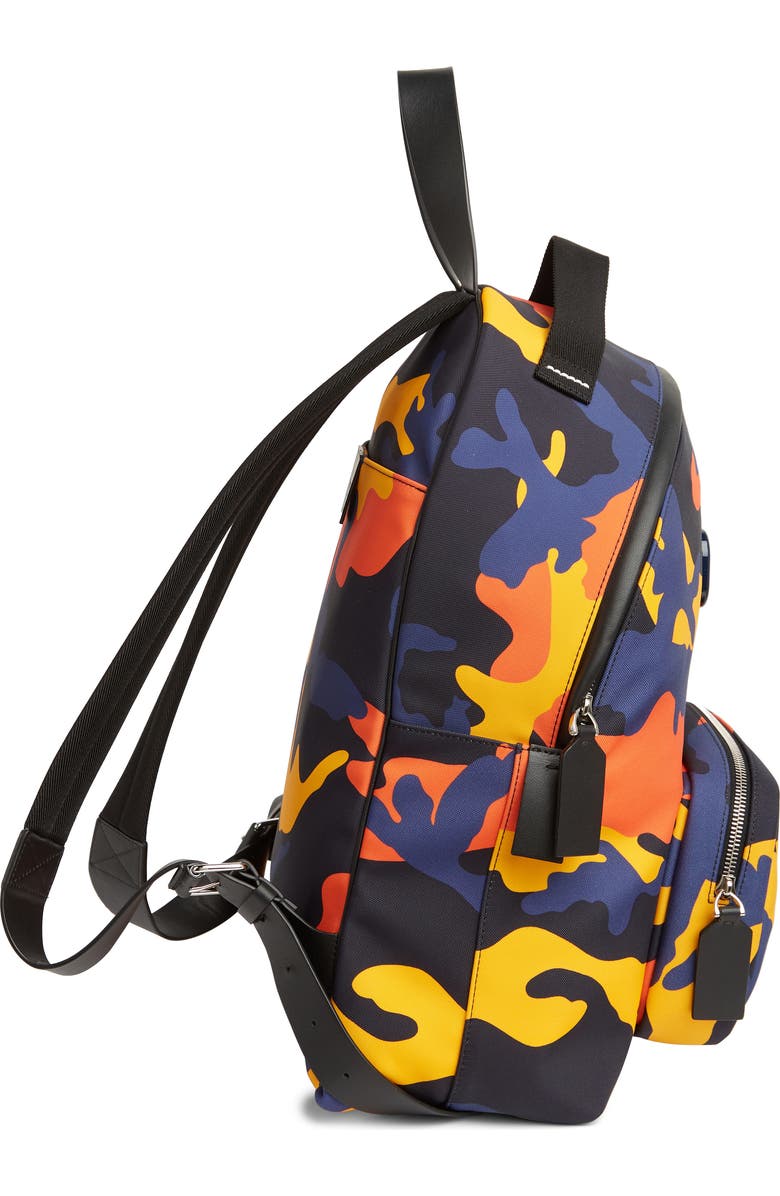 Valentino Camo Backpack, Alternate, color,