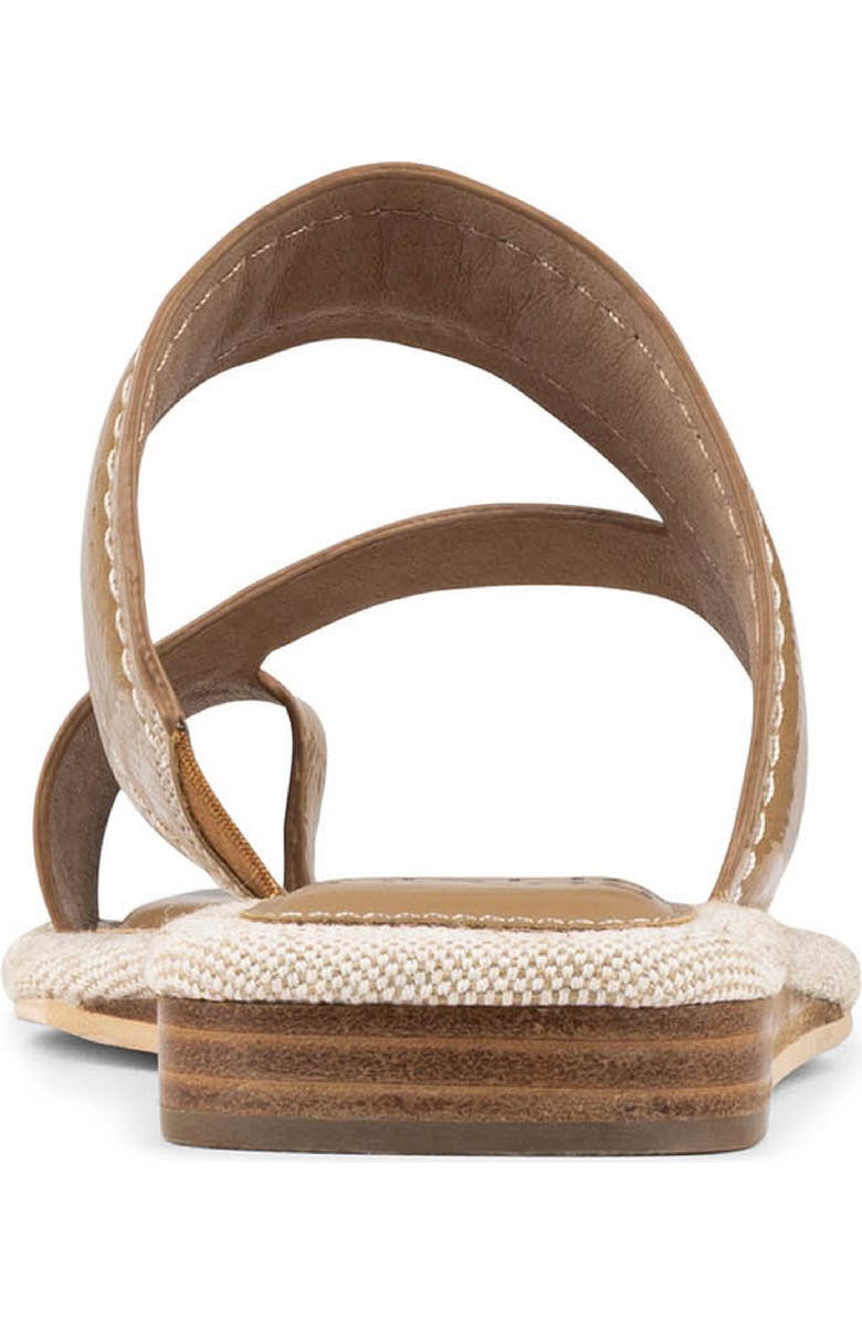 Donald Pliner Wedge Toe Loop Sandal, Alternate, color, Tobacco
