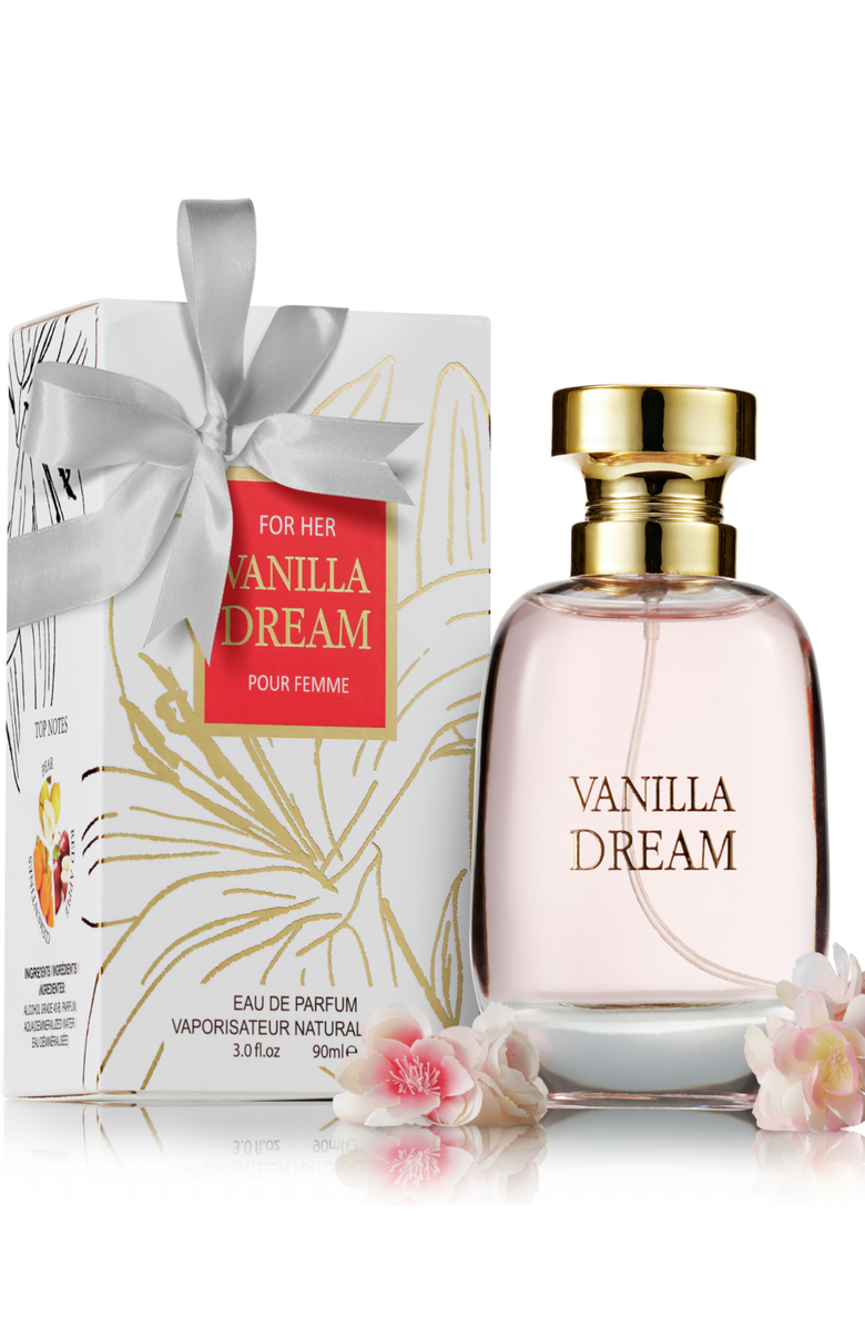 Lovery Vanilla Dream Eau De Parfum Gift Set, Main, color, Light Pink / Gold / White
