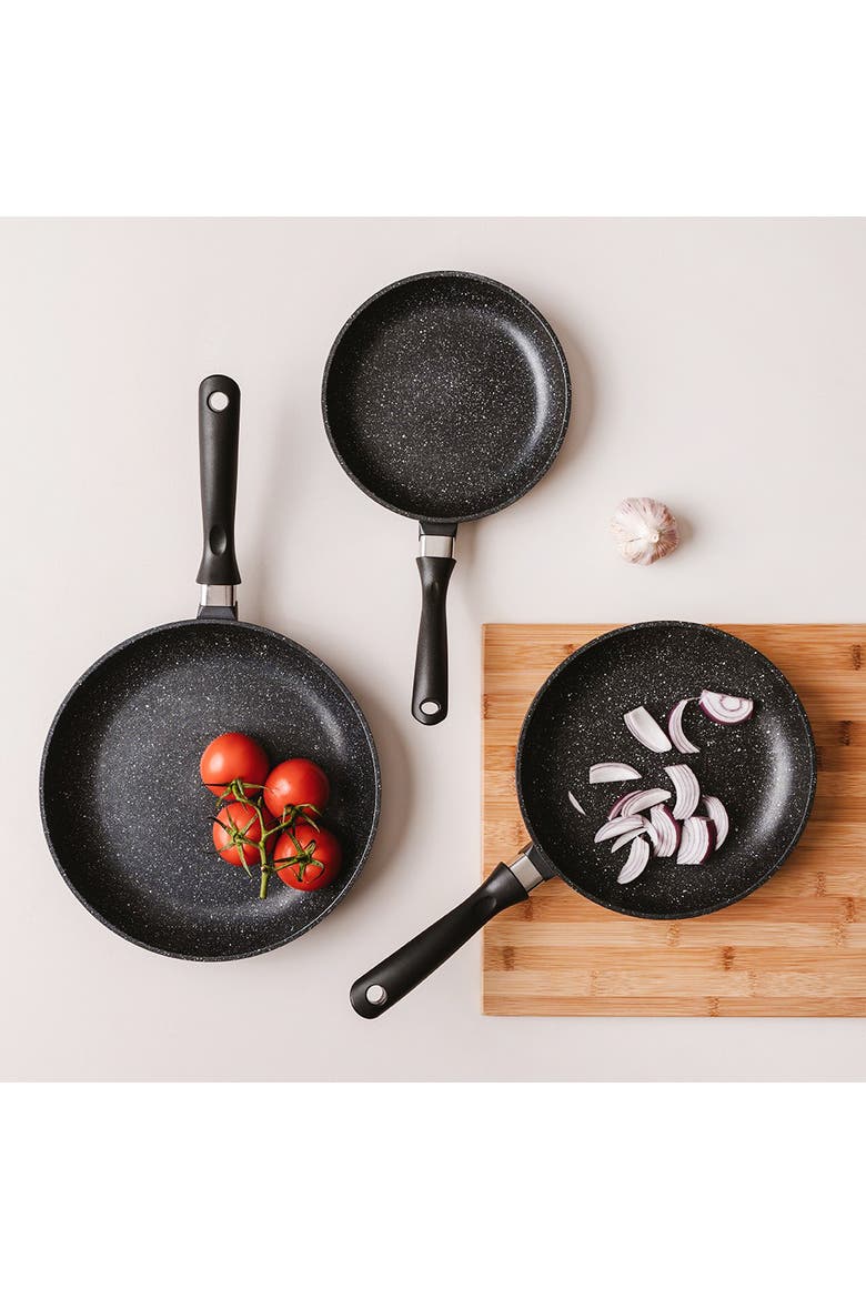 STONE™ 12" Frypan, Alternate, color, BLACK