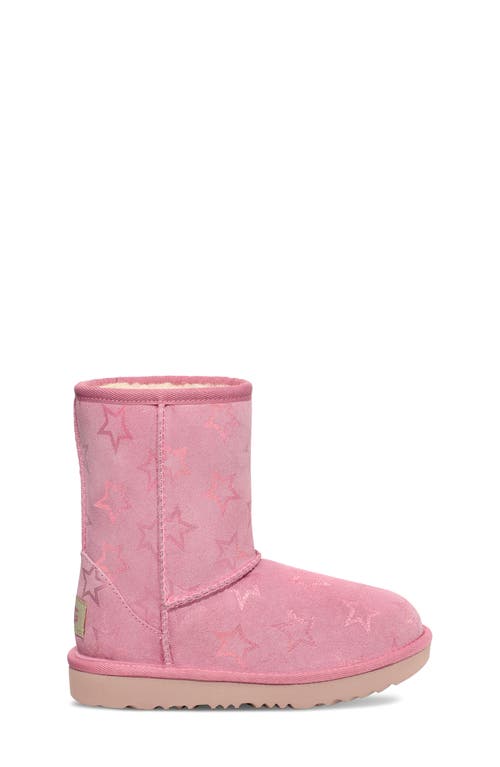 Ugg ® Kids' Classic Ii Iridescent Stars Boot In Dusty Orchid/pink Iridescent