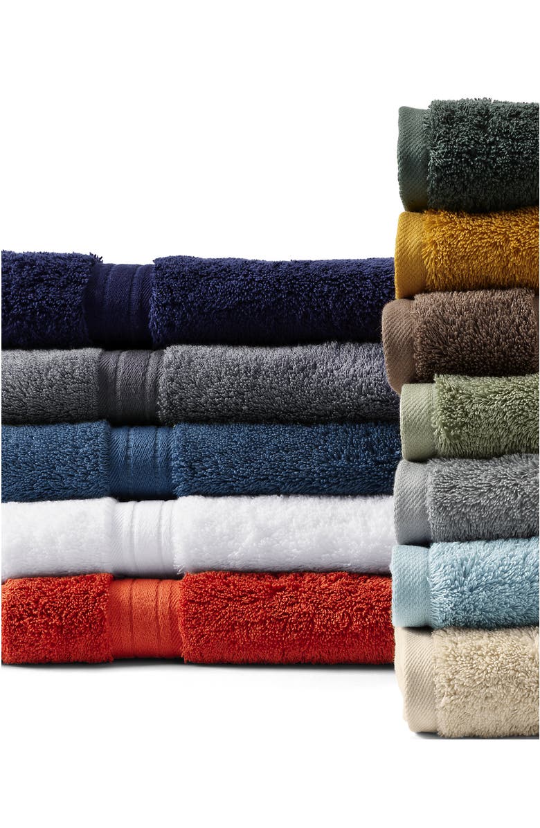 Lands' End Premium Supima Cotton Towel, Alternate, color, Ultimate Gray