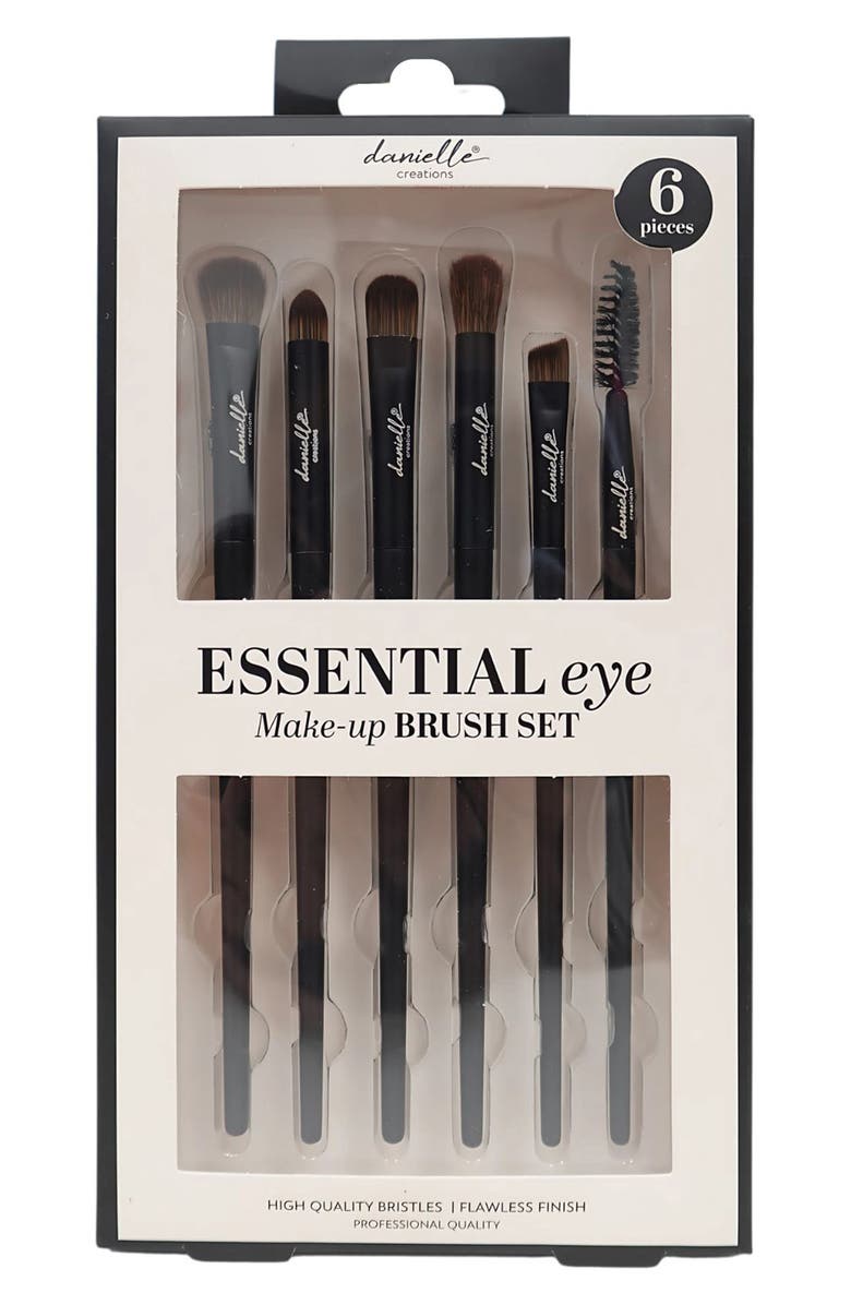 DANIELLE 6-Piece Eye Makeup Brush Set, Main, color, 