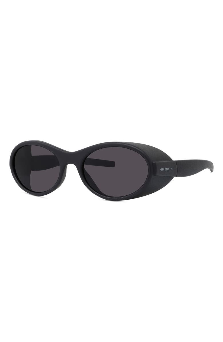 Givenchy GV Ride 55mm Oval Sunglasses, Alternate, color,